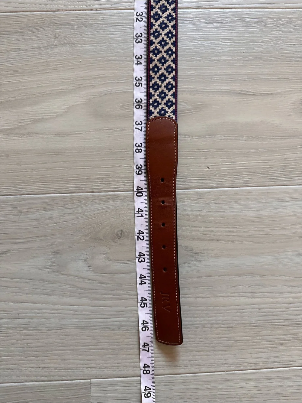 La Matera monogrammed “jrv”